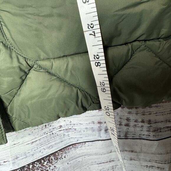 Calvin Klein Womens Reversible Barn Quilted Jacket Green XL - Picture 5 of 6